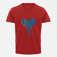 Stepevoli Clothing - V Neck T-Shirt (Men) - Elephantastic (3 Colours)
