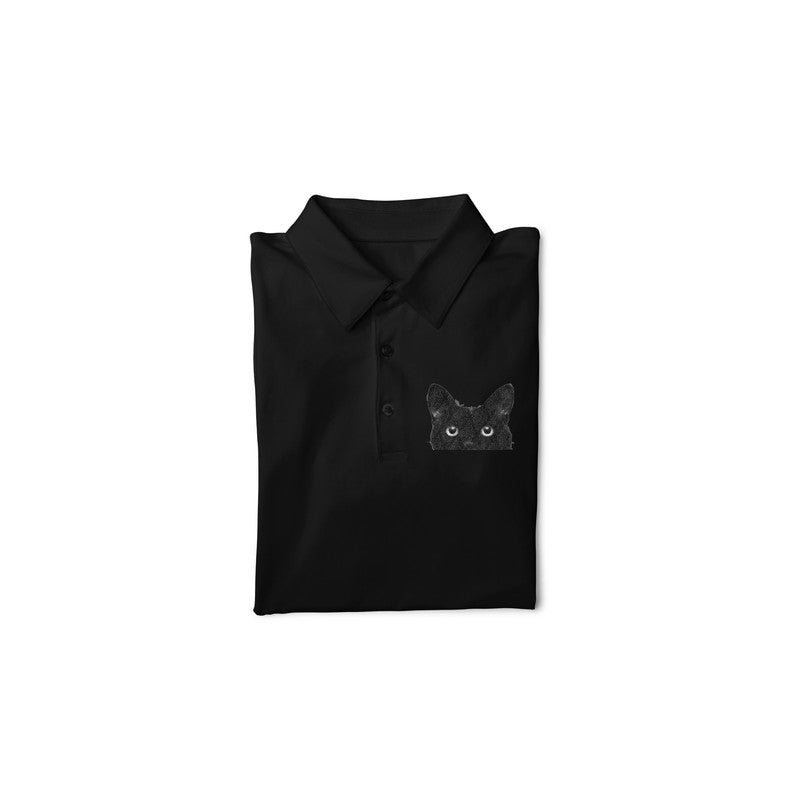 Stepevoli Clothing - Polo Neck T-Shirt (Men) - Everlasting Black (11 Colours)