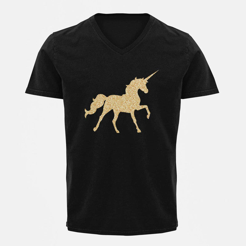 Stepevoli Clothing - V Neck T-Shirt (Men) - Mystical Unicorn (4 Colours)
