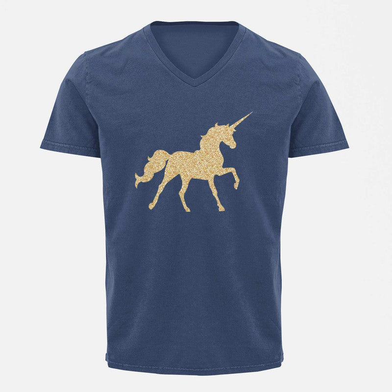 Stepevoli Clothing - V Neck T-Shirt (Men) - Mystical Unicorn (4 Colours)