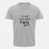 Stepevoli Clothing - V Neck T-Shirt (Men) - Pawfect Partner (3 Colours)