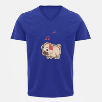 Stepevoli Clothing - V Neck T-Shirt (Men) - Puggy Baby (4 Colours)