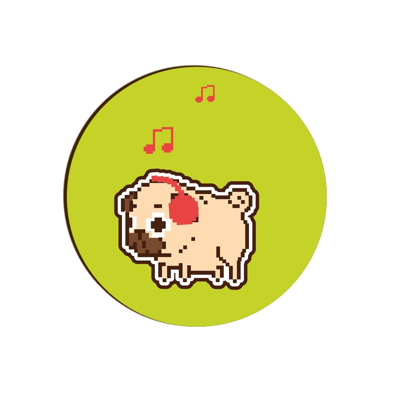 Stepevoli Coasters - Puggy Baby Round Coaster