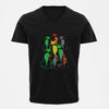 V Neck T-Shirt (Men) - Sassy Kitties (4 Colours)