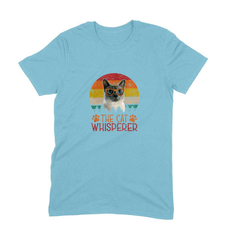 Stepevoli Clothing - Round Neck T-Shirt (Men) - The Cat Whisperer (9 Colours)