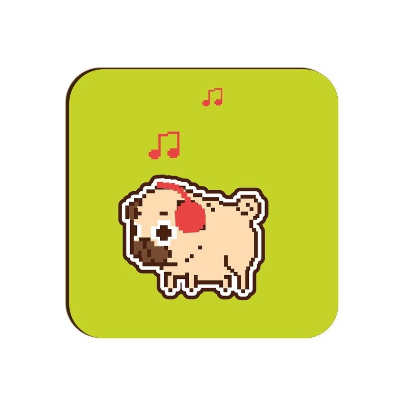Stepevoli Coasters - Puggy Baby Square Coaster