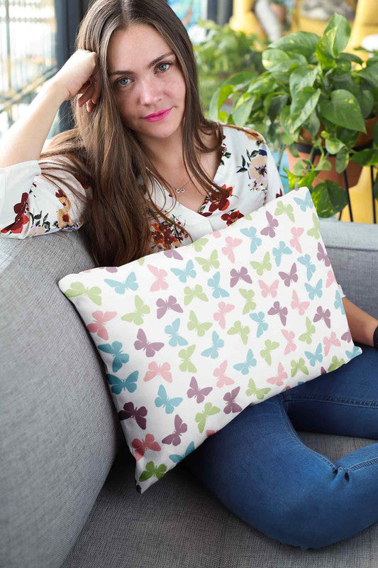 Stepevoli Pillow Cover - All About Butterflies Pillow Cover