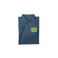 Stepevoli Clothing - Polo Neck T-Shirt (Men) - British Shorthair Victorian Cat (11 Colours)