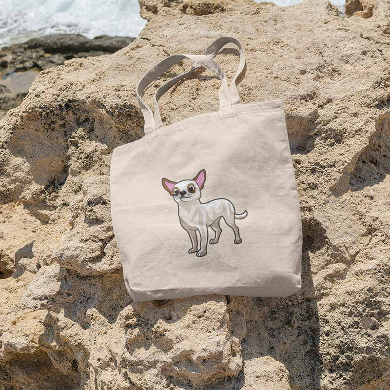 Stepevoli Tote Bags - Chatty Chihuahua Tote Bag