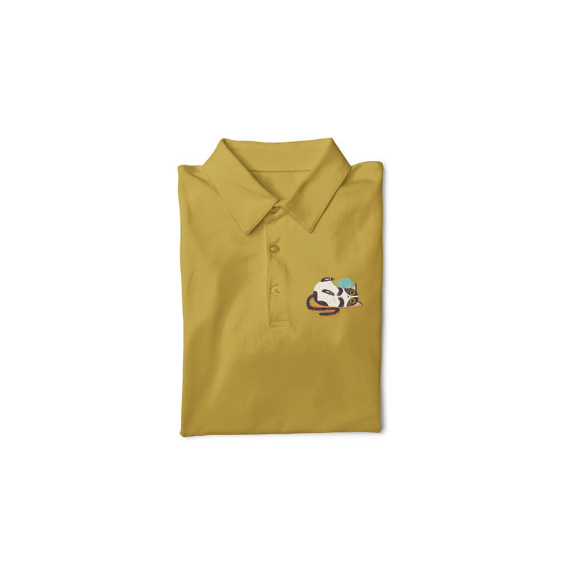 Stepevoli Clothing - Polo Neck T-Shirt (Men) - Clawful Nap (11 Colours)