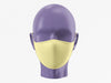 Stepevoli Face Mask - Plain Face Mask - Butter Yellow (Pack of 1, 3, 5, 10)