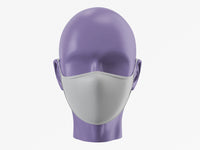 Stepevoli Face Mask - Plain Face Mask - Melange Grey (Pack of 1, 3, 5, 10)