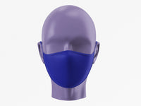 Stepevoli Face Mask - Plain Face Mask - Royal Blue (Pack of 1, 3, 5, 10)