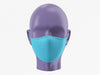 Stepevoli Face Mask - Plain Face Mask - Sky Blue (Pack of 1, 3, 5, 10)