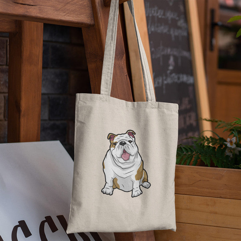 Stepevoli Tote Bags - Wringkly Sprinkly Bulldog Tote Bag