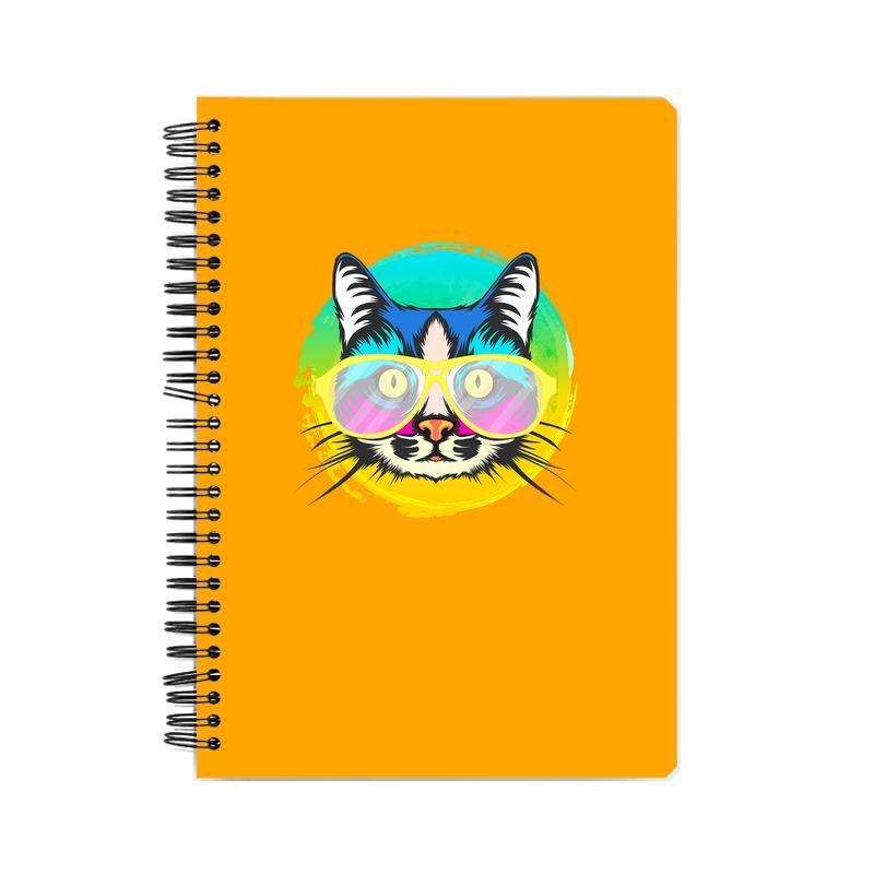 Stepevoli Notebooks - Cat With Glasses Notebook