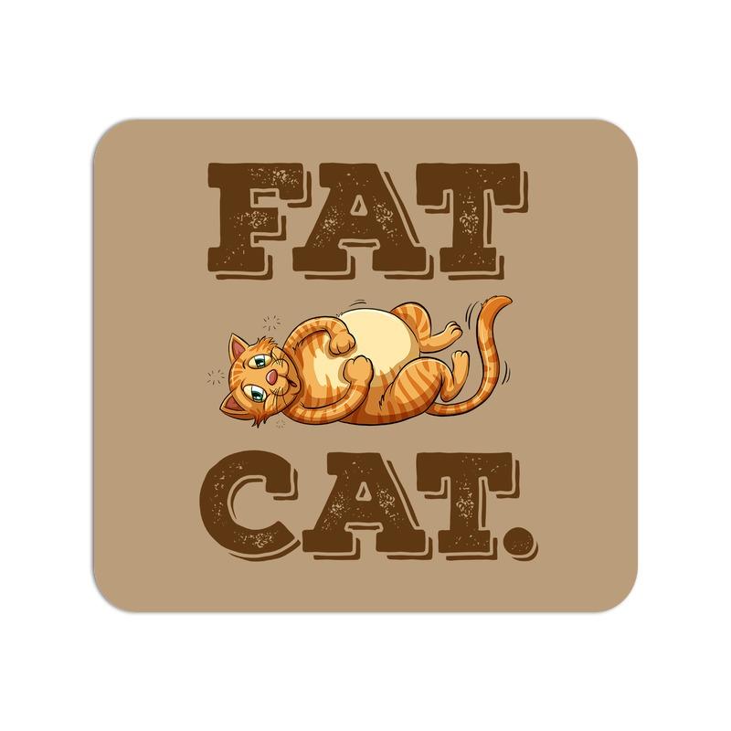Stepevoli Mouse Pads - Fat Cat Mouse Pad