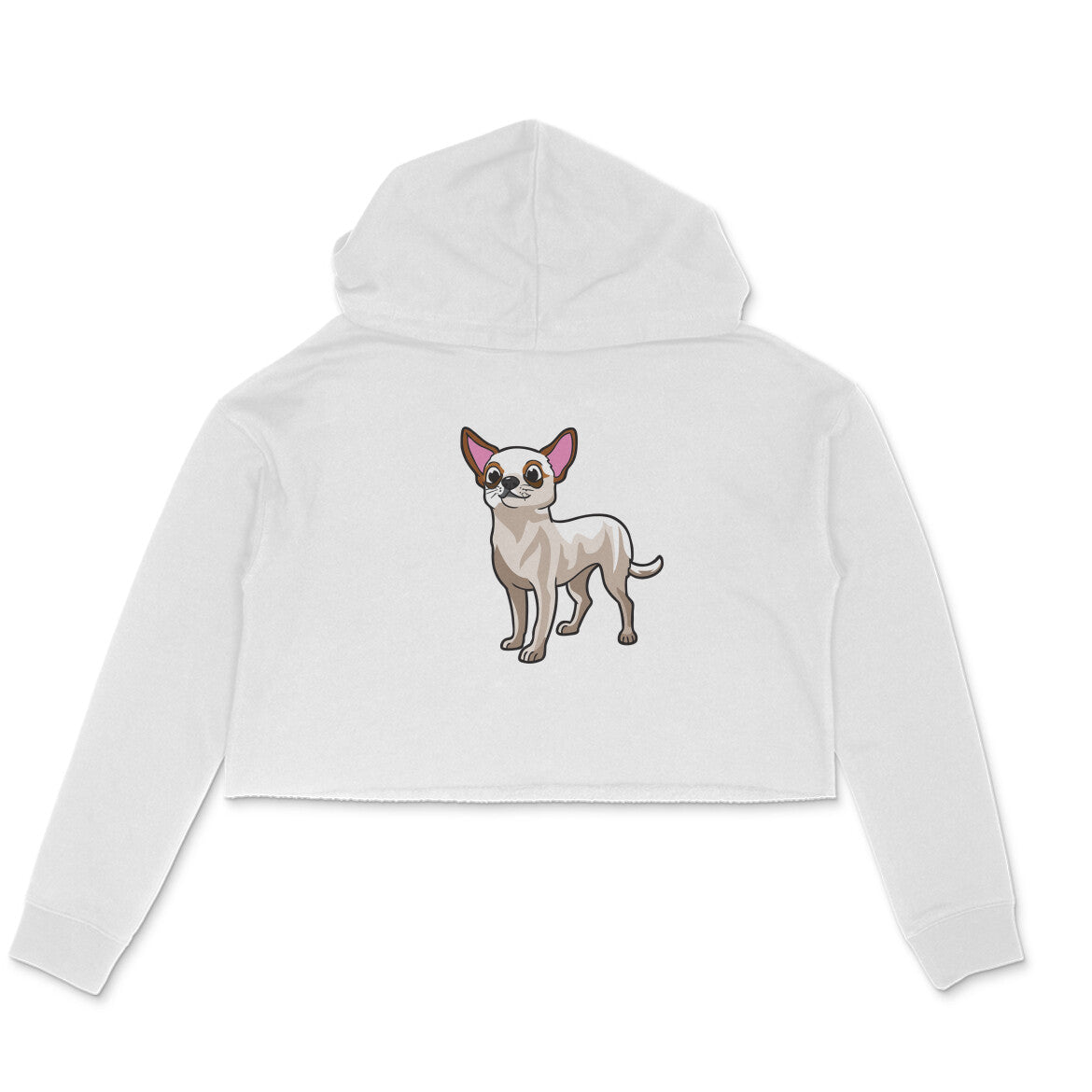 Stepevoli Clothing - Crop Hoodie (Women) - Chatty Chihuahua (6 Colours)