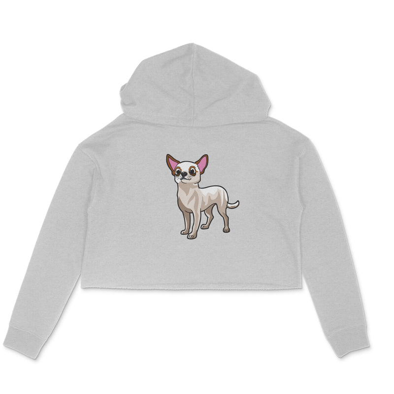 Stepevoli Clothing - Crop Hoodie (Women) - Chatty Chihuahua (6 Colours)