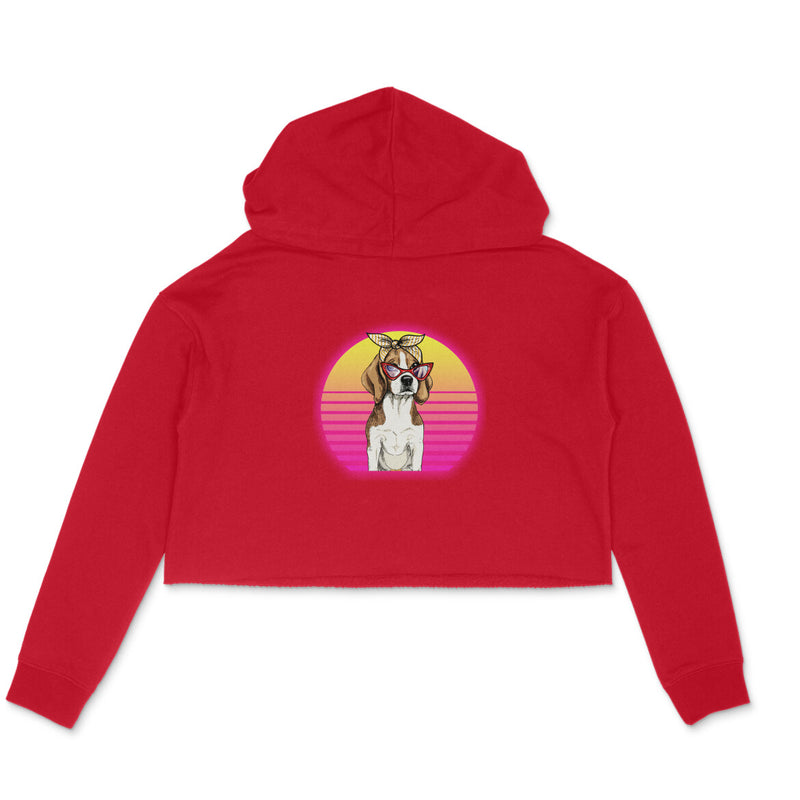 Stepevoli Clothing - Crop Hoodie (Women) - Lil Miss Beagle (6 Colours)