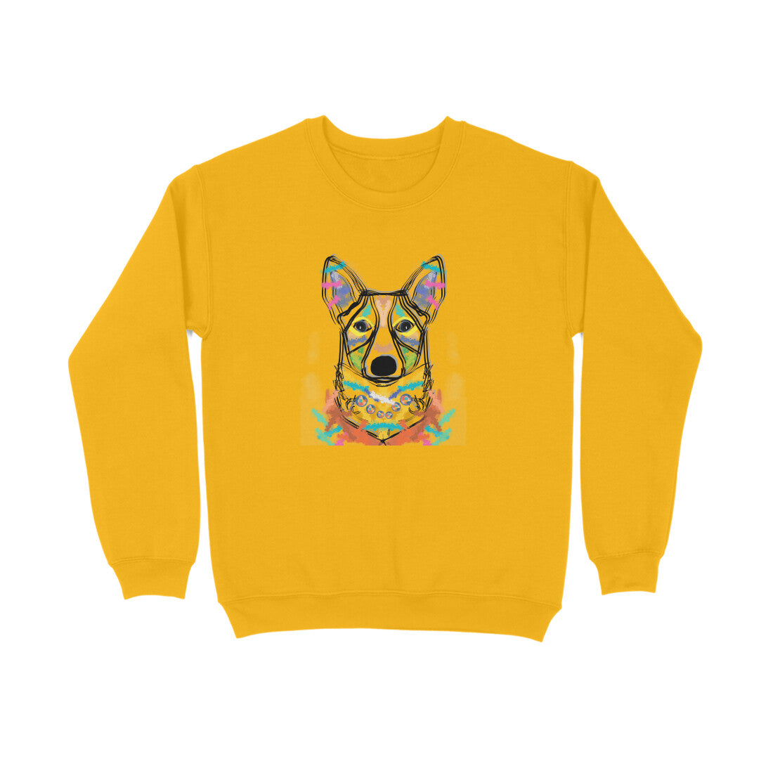 Stepevoli Clothing - Sweatshirt (Unisex) - Happy Corgi (7 Colours)