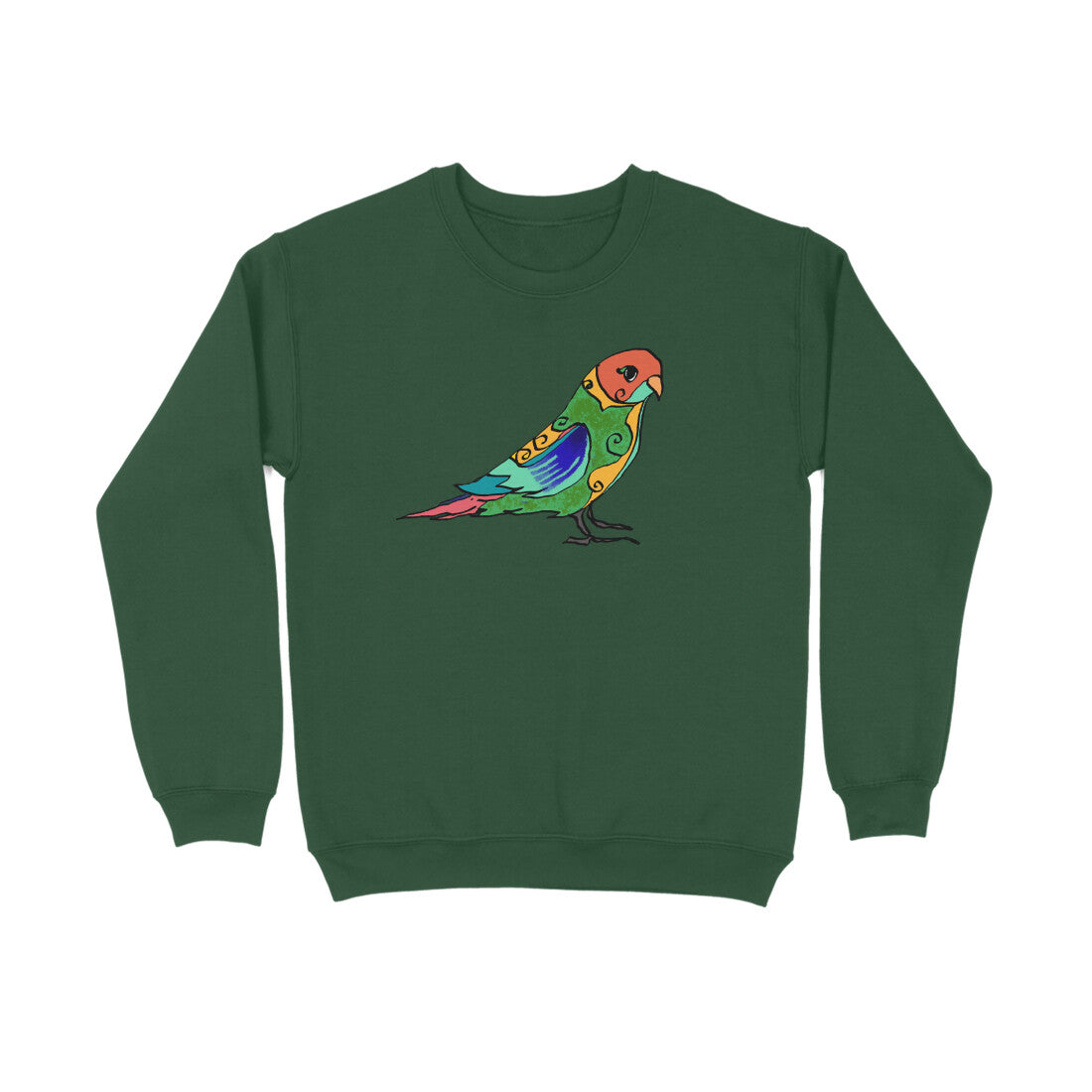 Stepevoli Clothing - Sweatshirt (Unisex) - Pretty Jandaya Parakeet (8 Colours)