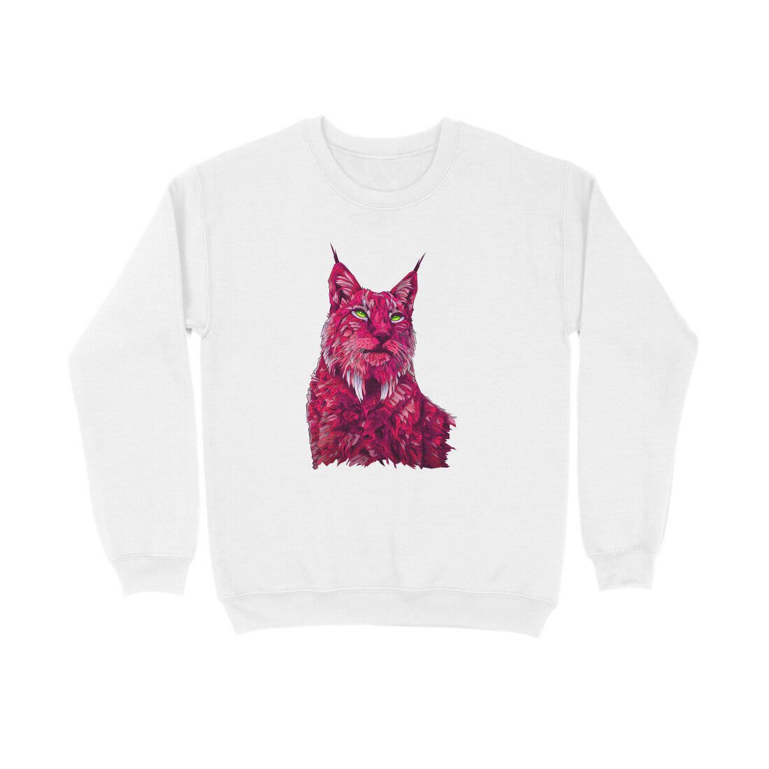 Stepevoli Clothing - Sweatshirt (Unisex) - Roar Of The Fuchsia Lion (6 Colours)