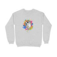 Stepevoli Clothing - Sweatshirt (Unisex) - Splashes Of Joy Puppy (8 Colours)
