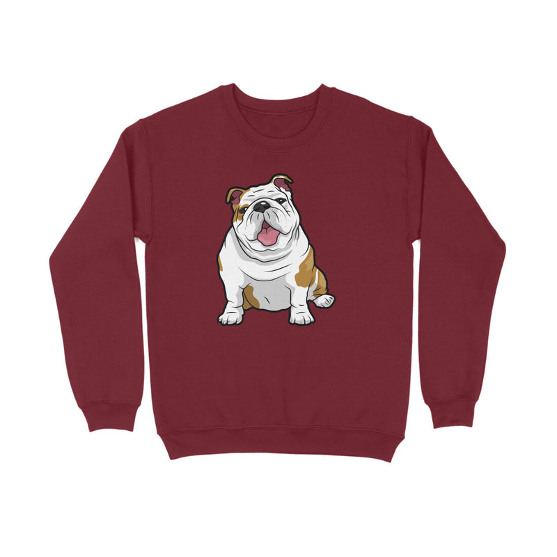 Stepevoli Clothing - Sweatshirt (Unisex) - Wringkly Sprinkly Bulldog (8 Colours)