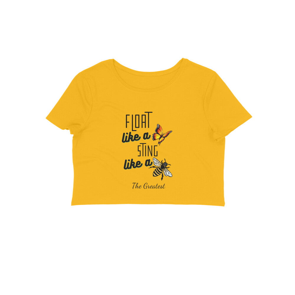 Stepevoli Clothing - Crop Top (Women) - Bee The Greatest (10 Colours)