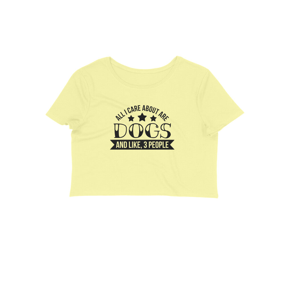 Stepevoli Clothing - Crop Top (Women) - Dogs Are My Life (11 Colours)
