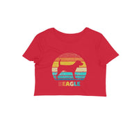 Stepevoli Clothing - Crop Top (Women) - Beagle Sunset (9 Colours)