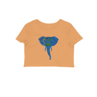 Stepevoli Clothing - Crop Top (Women) - Elephantastic (12 Colours)