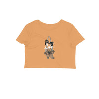 Stepevoli Clothing - Crop Top (Women) - Pug Life (10 Colours)