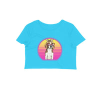 Stepevoli Clothing - Crop Top (Women) - Lil Miss Beagle (12 Colours)