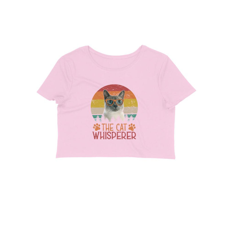 Stepevoli Clothing - Crop Top (Women) - The Cat Whisperer (9 Colours)
