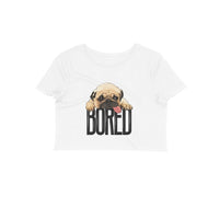 Stepevoli Clothing - Crop Top (Women) - Bored Pug Baby (11 Colours)