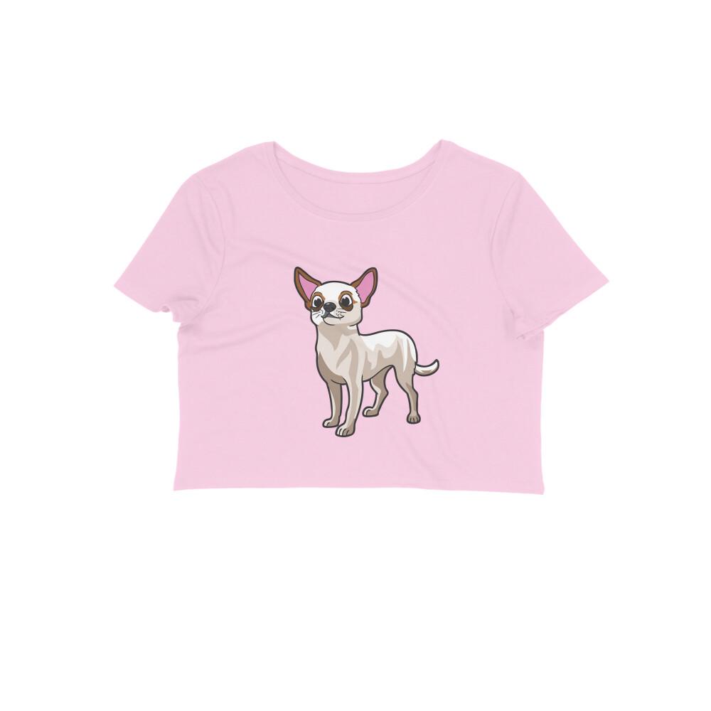 Stepevoli Clothing - Crop Top (Women) - Chatty Chihuahua (12 Colours)
