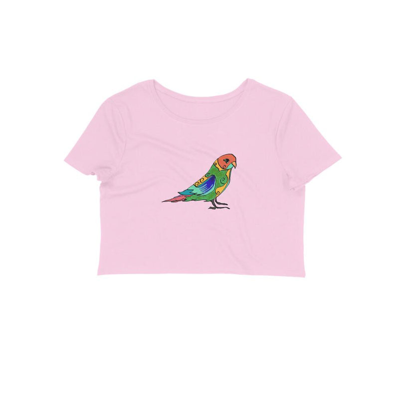Stepevoli Clothing - Crop Top (Women) - Pretty Jandaya Parakeet (12 Colours)