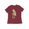 Stepevoli Clothing - Round Neck T-Shirt (Women) - Basset Hound Hello (15 Colours)