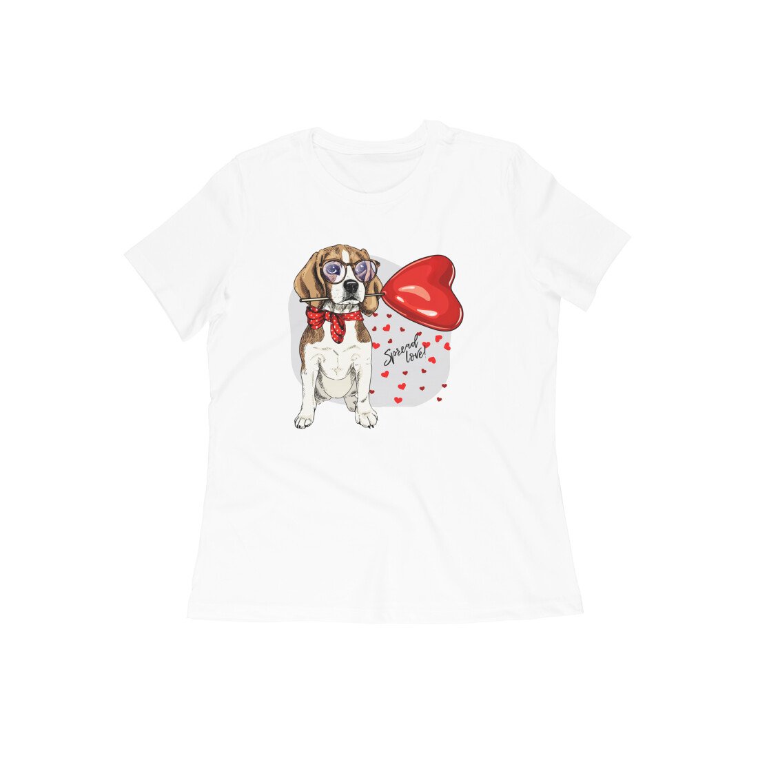 Stepevoli Clothing - Round Neck T-Shirt (Women) - Beagle Furever Love (16 Colours)