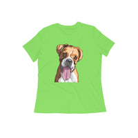 Stepevoli Clothing - Round Neck T-Shirt (Women) - Bright As A Boxer (16 Colours)