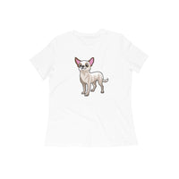Stepevoli Clothing - Round Neck T-Shirt (Women) - Chatty Chihuahua (16 Colours)