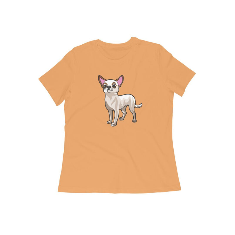 Stepevoli Clothing - Round Neck T-Shirt (Women) - Chatty Chihuahua (16 Colours)