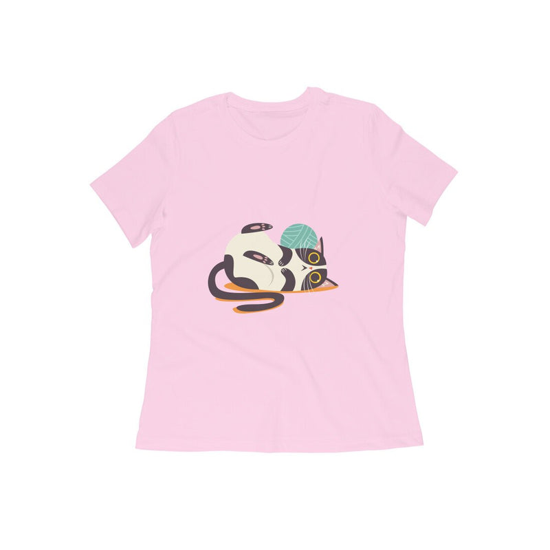 Stepevoli Clothing - Round Neck T-Shirt (Women) - Clawful Nap (16 Colours)