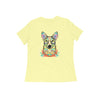 Stepevoli Clothing - Round Neck T-Shirt (Women) - Happy Corgi (12 Colours)
