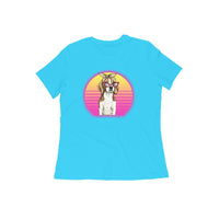 Stepevoli Clothing - Round Neck T-Shirt (Women) - Lil Miss Beagle (15 Colours)