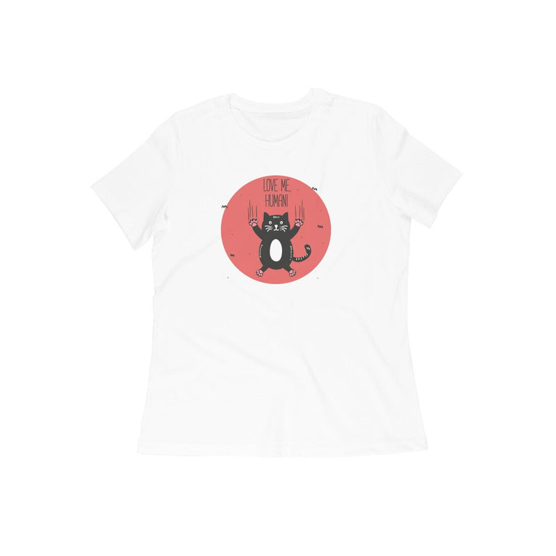Stepevoli Clothing - Round Neck T-Shirt (Women) - Love Me, Human (16 Colours)