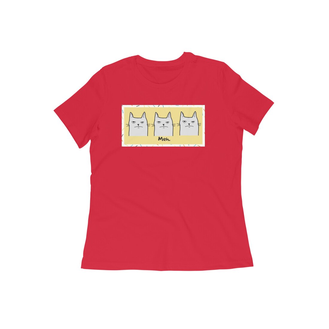 Stepevoli Clothing - Round Neck T-Shirt (Women) - Meh Mondays (16 Colours)