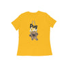 Stepevoli Clothing - Round Neck T-Shirt (Women) - Pug Life (10 Colours)